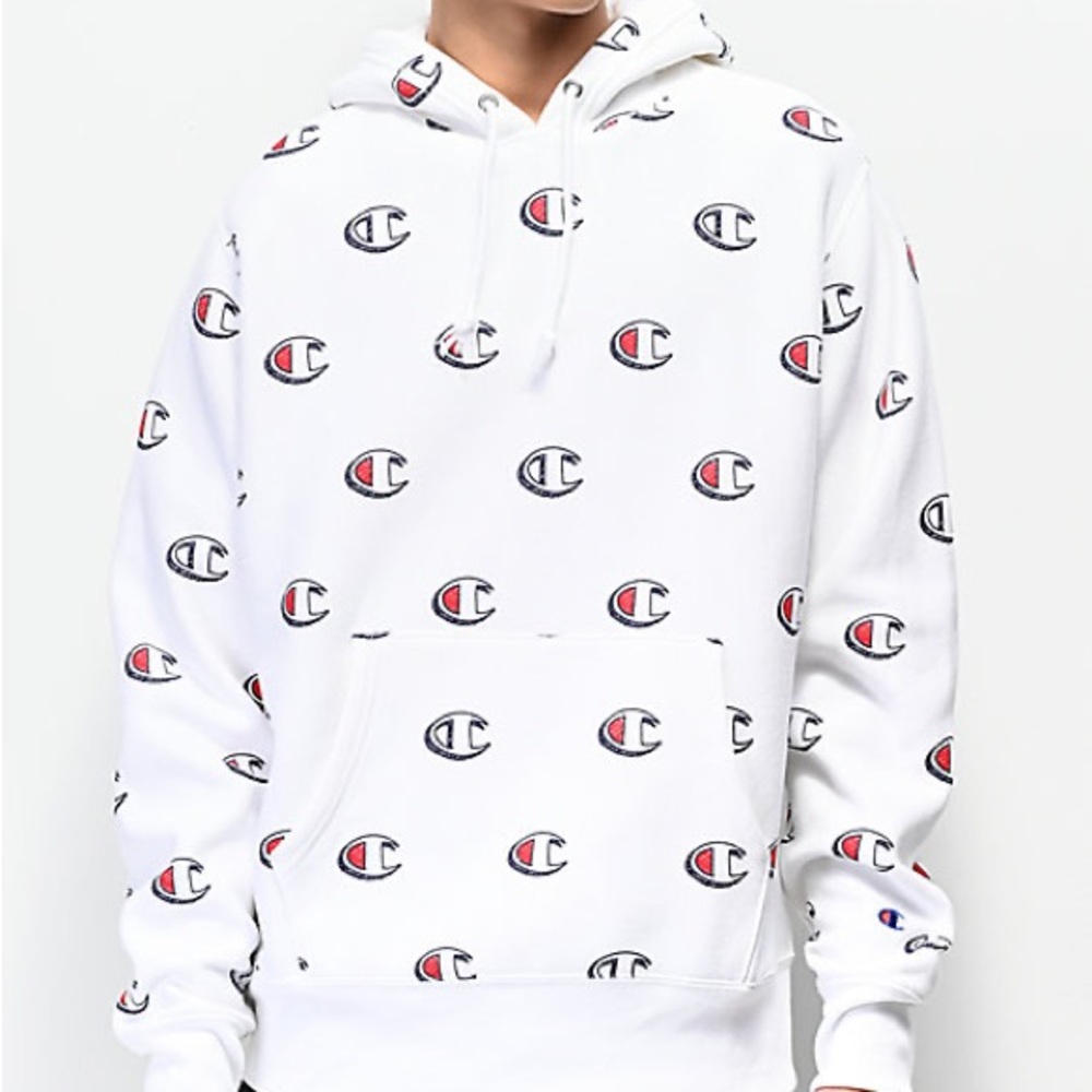 Champion Multi-Print Hoodie Mens